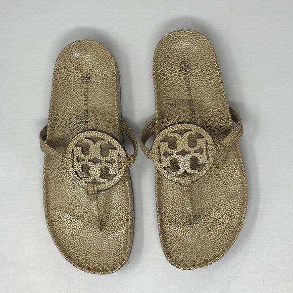 Tory Burch Miller Sandals 8.5 New - Picture 1 of 5